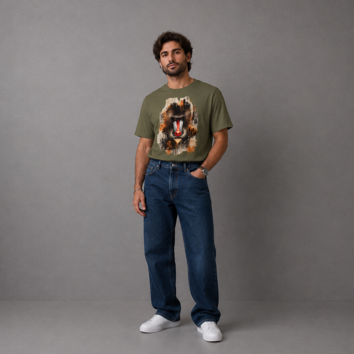 Mandrill Portrait T-Shirt