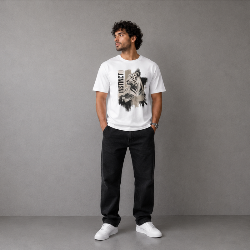 White Tiger Instinct T-Shirt