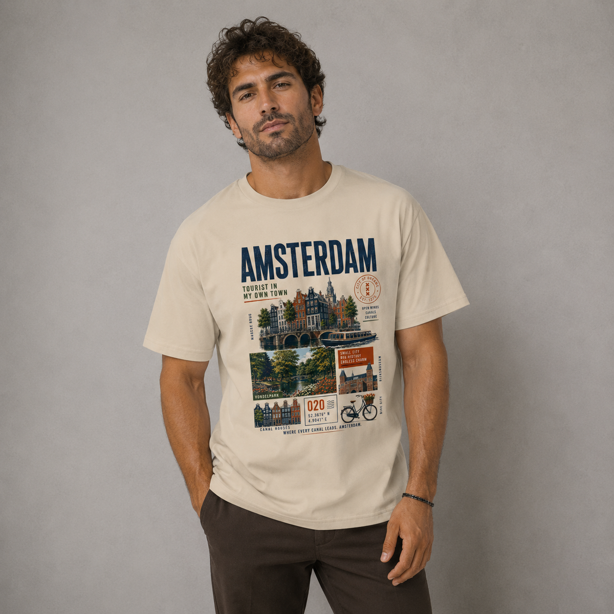 Tourist in My Own Town | Amsterdam T-Shirt
