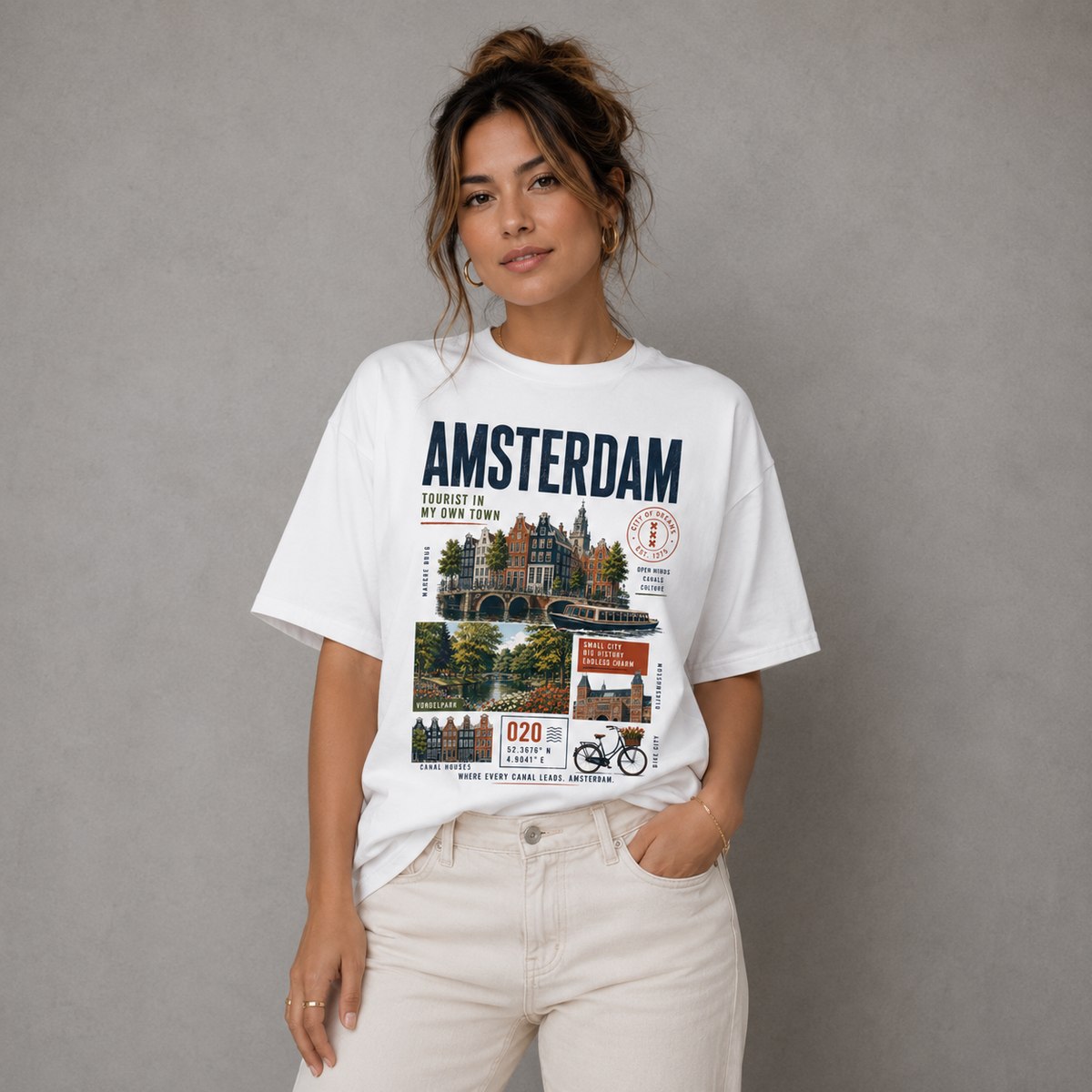 Tourist in My Own Town | Amsterdam T-Shirt