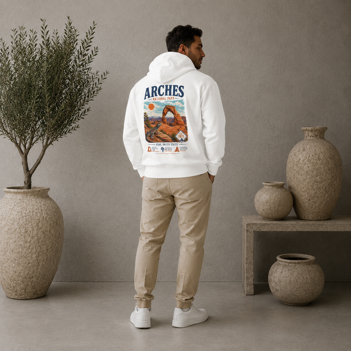 National Wonders | Arches | Eco Hoodie