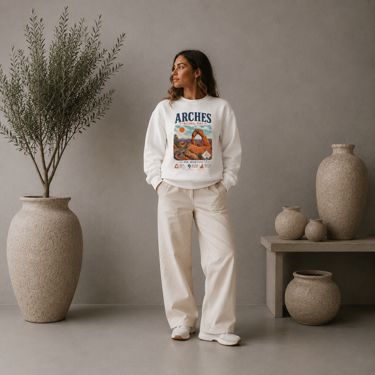 National Wonders | Arches | Eco Sweatshirt