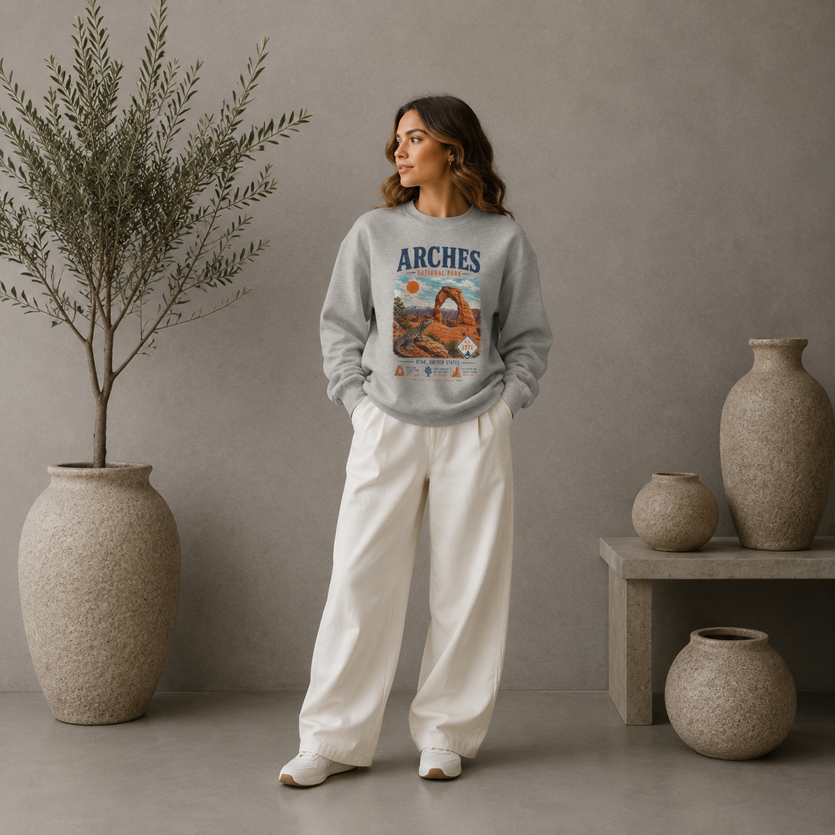 National Wonders | Arches | Eco Sweatshirt