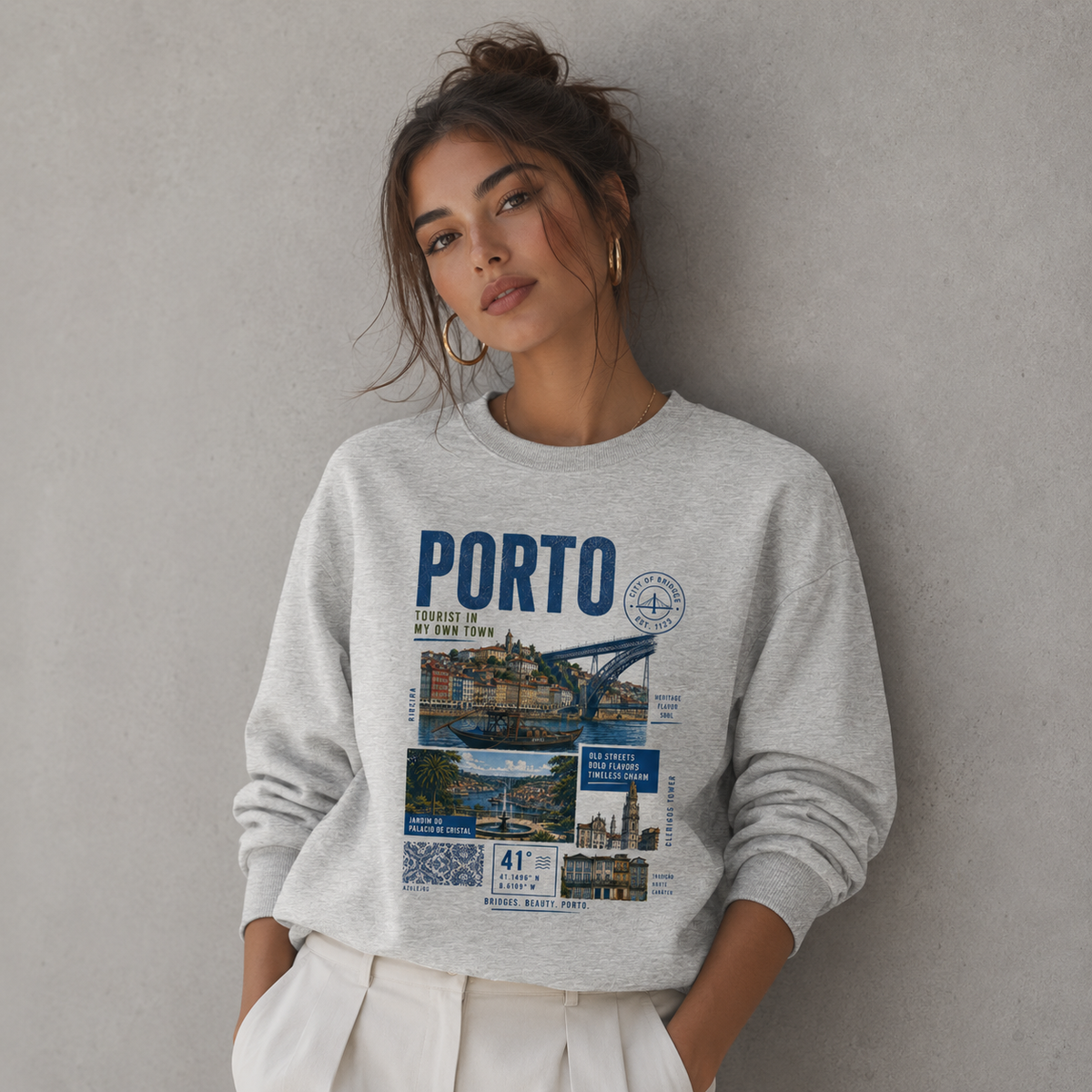 Tourist in My Own Town | Porto Sweatshirt