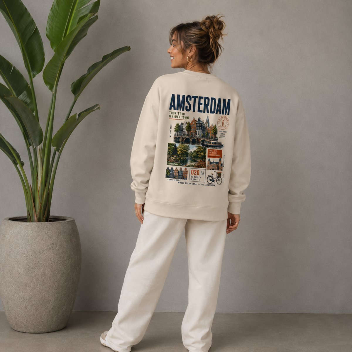 Tourist in My Own Town | Amsterdam Sweatshirt