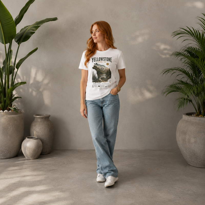 National Wonders |  Yellowstone | Eco T-Shirt
