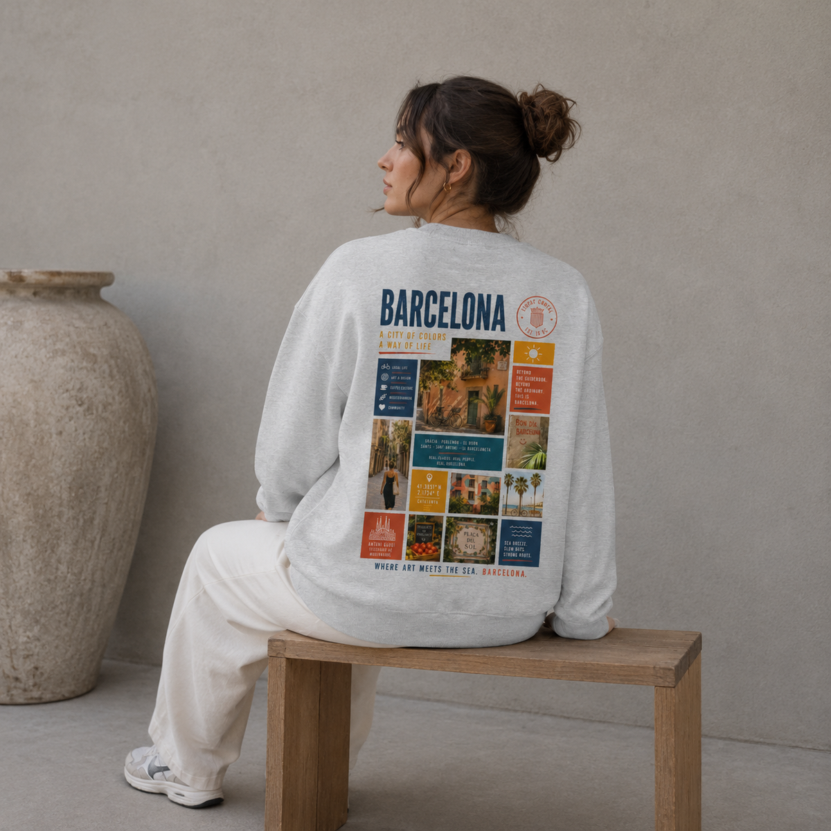 Tourist in my own town | Barcelona Sweatshirt