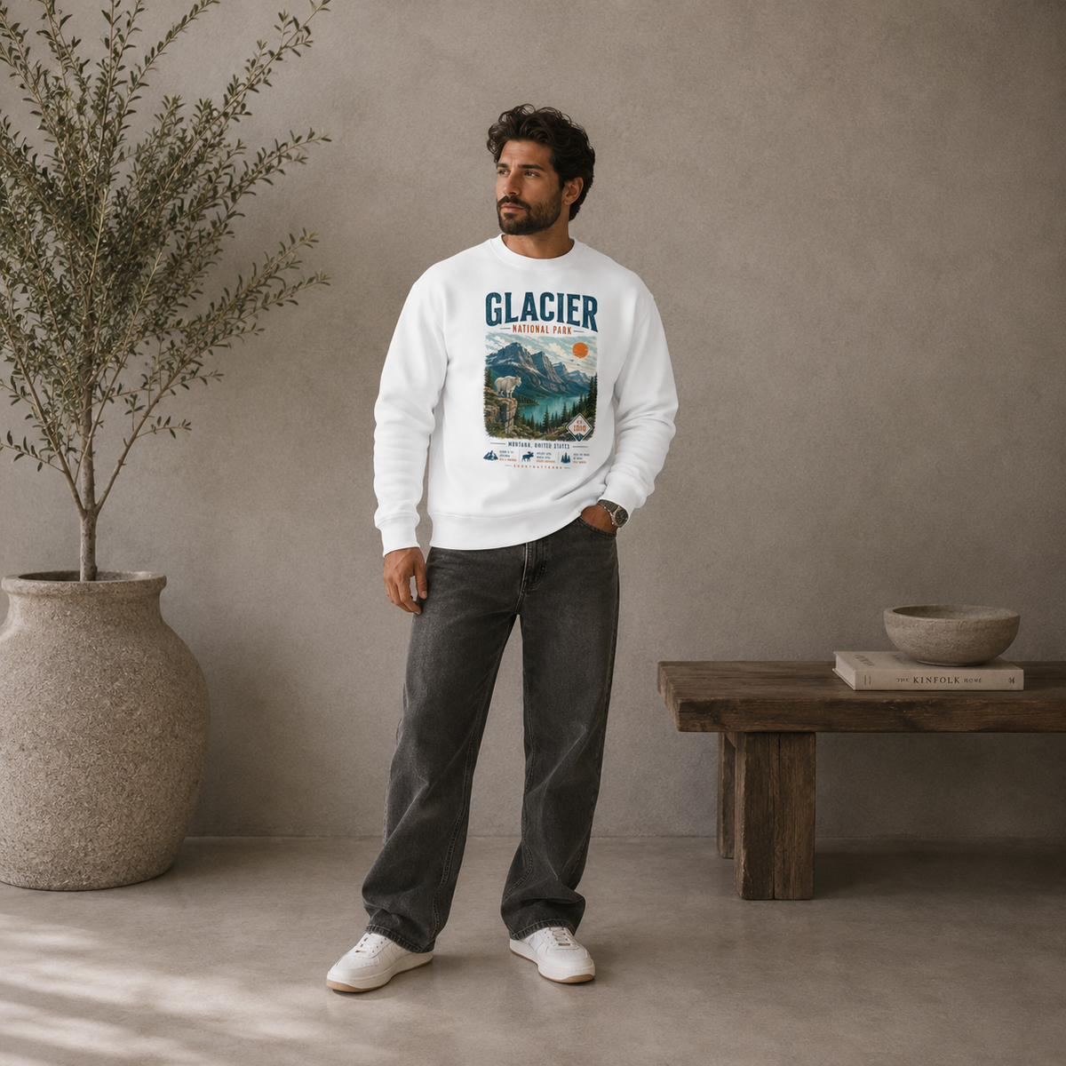 National Wonders | Glacier | Eco Sweatshirt
