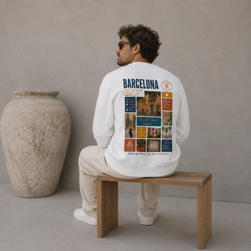 Tourist in my own town | Barcelona Sweatshirt