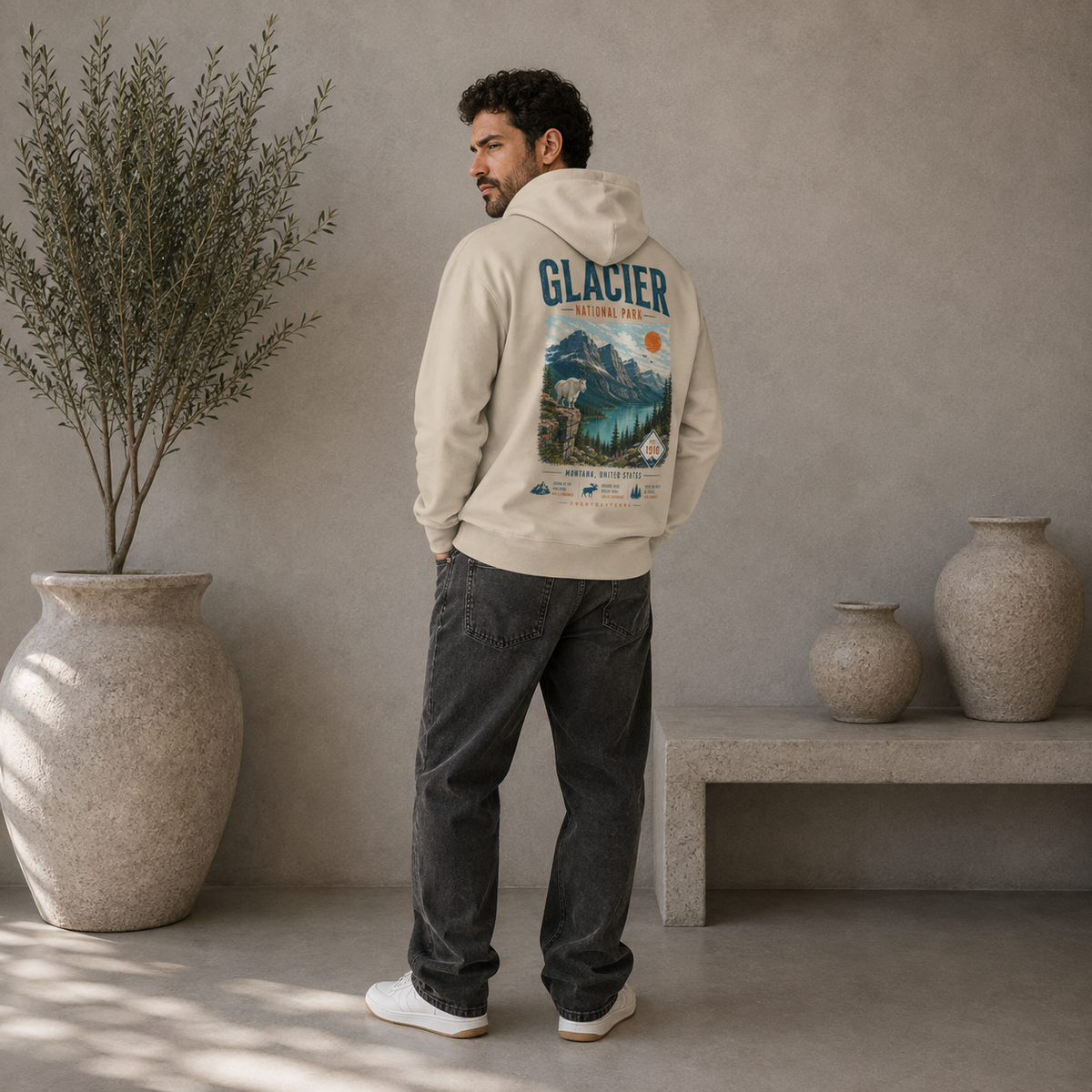 National Wonders | Glacier | Eco Hoodie