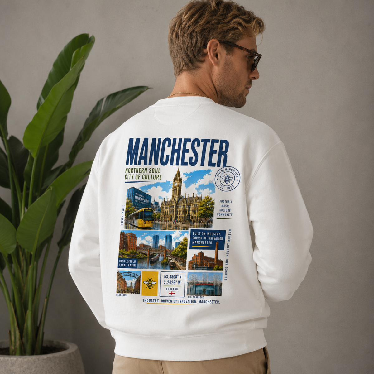 Tourist in my own town | Manchester Sweatshirt