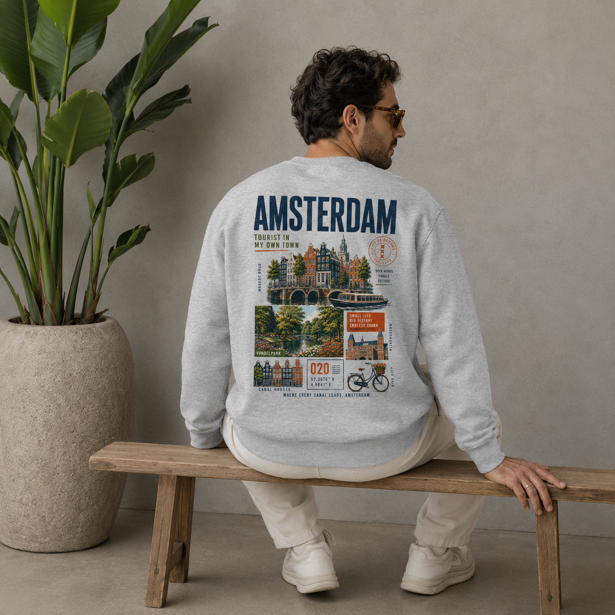 Tourist in My Own Town | Amsterdam Sweatshirt