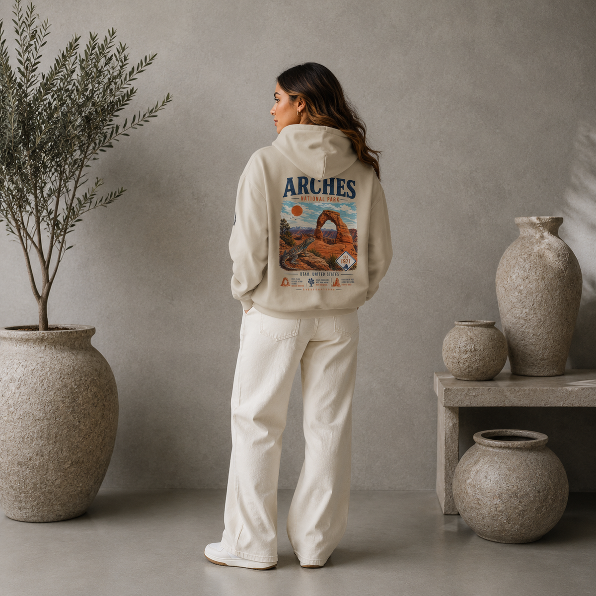National Wonders | Arches | Eco Hoodie