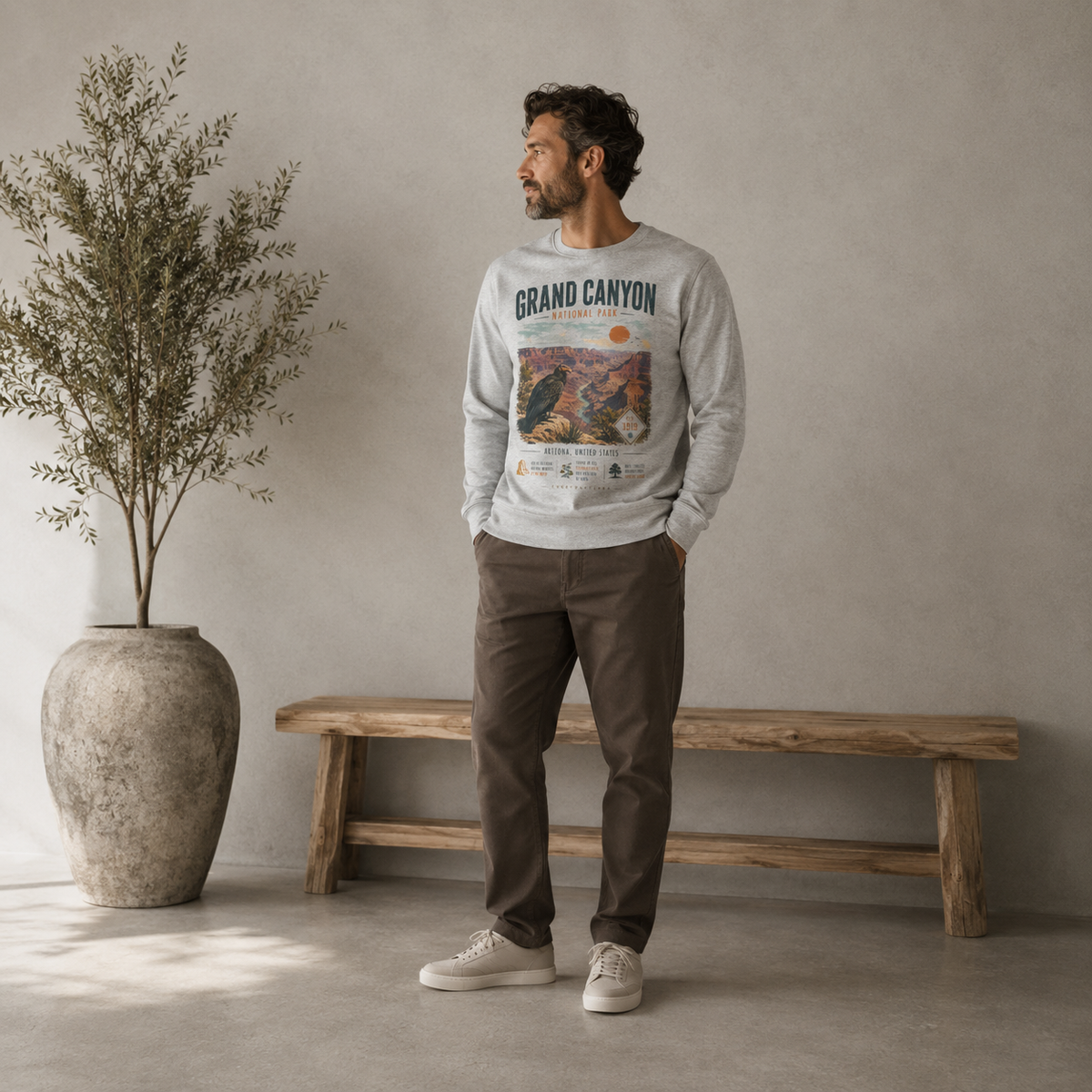National Wonders | Grand Canyon | Eco Sweatshirt