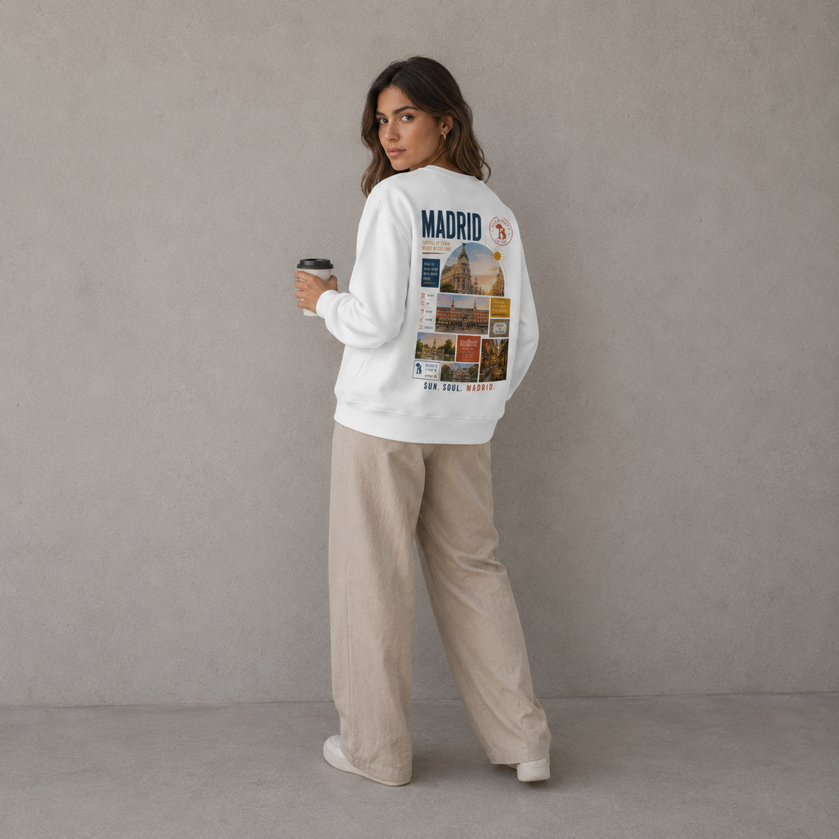 Tourist in my own town | Madrid Sweatshirt