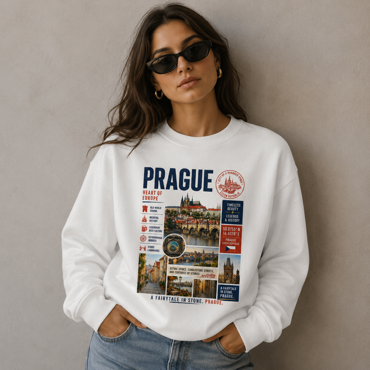 Tourist in my own town | Prague Sweatshirt