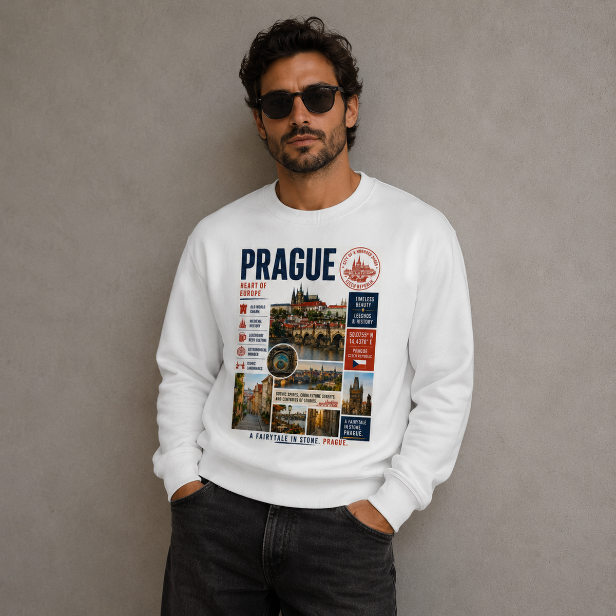 Tourist in my own town | Prague Sweatshirt