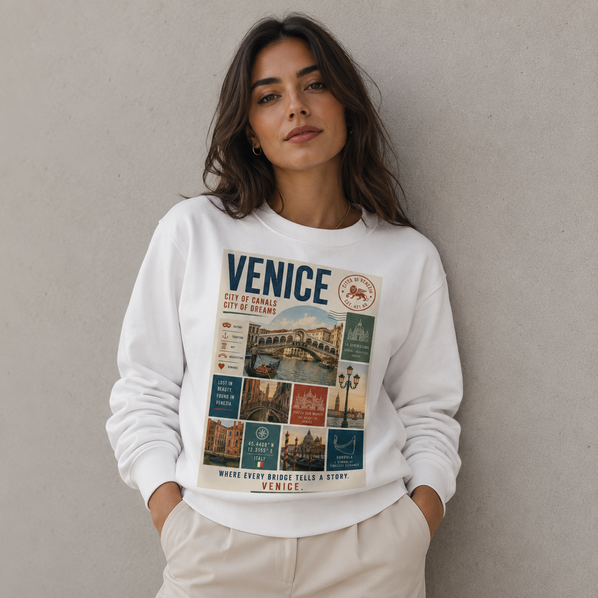 Tourist in my own town | Venice Sweatshirt