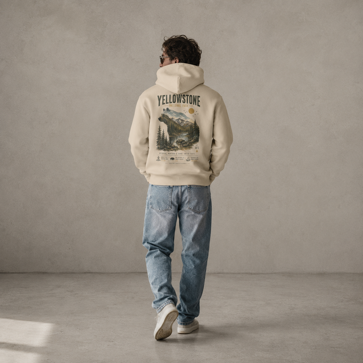 National Wonders | Yellowstone | Eco Hoodie