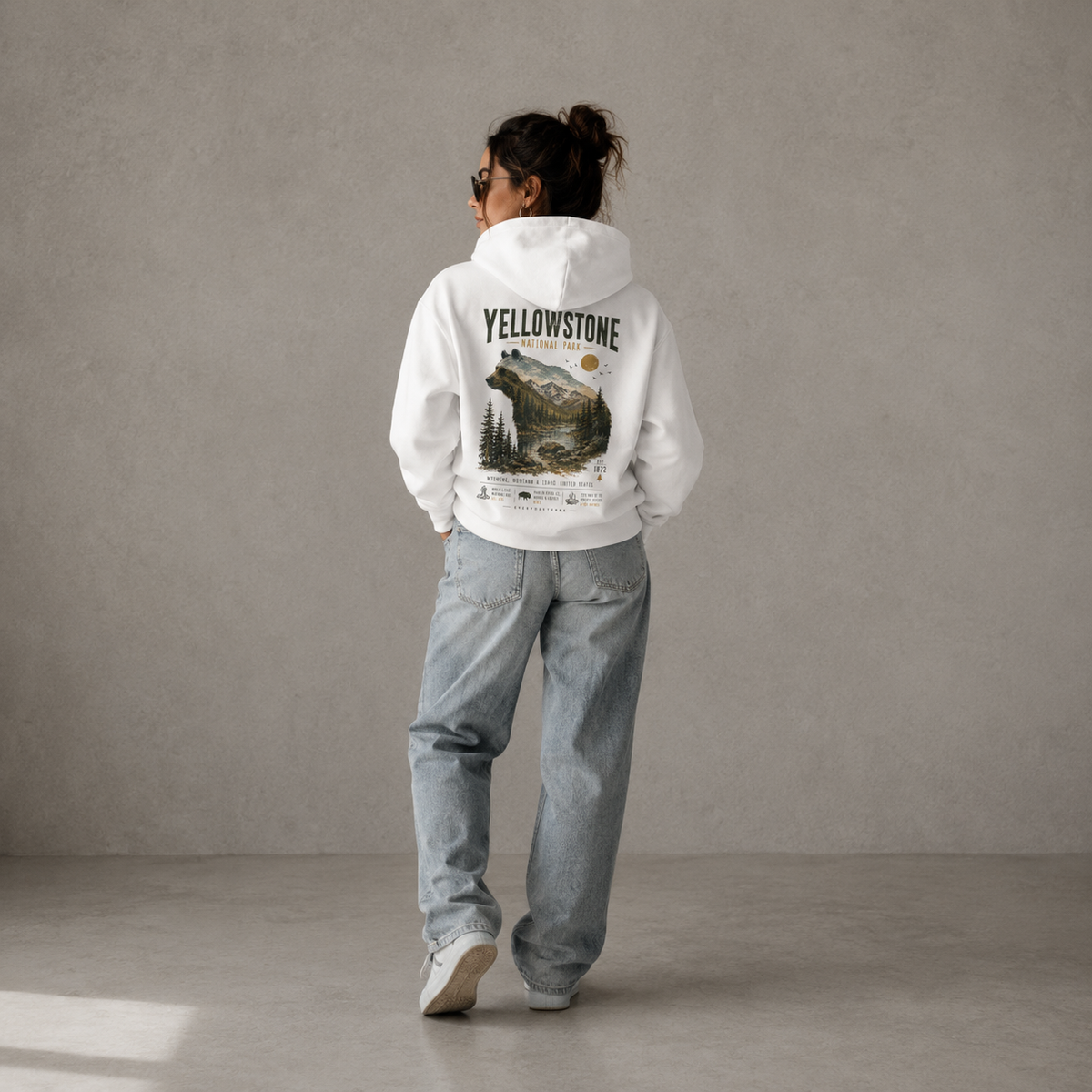 National Wonders | Yellowstone | Eco Hoodie