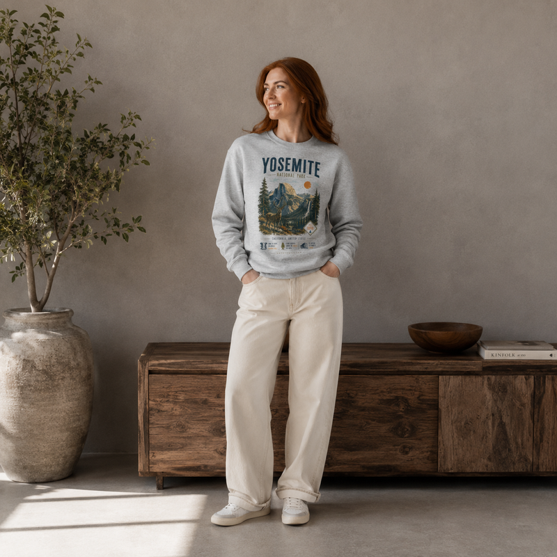 National Wonders | Yosemite | Eco Sweatshirt