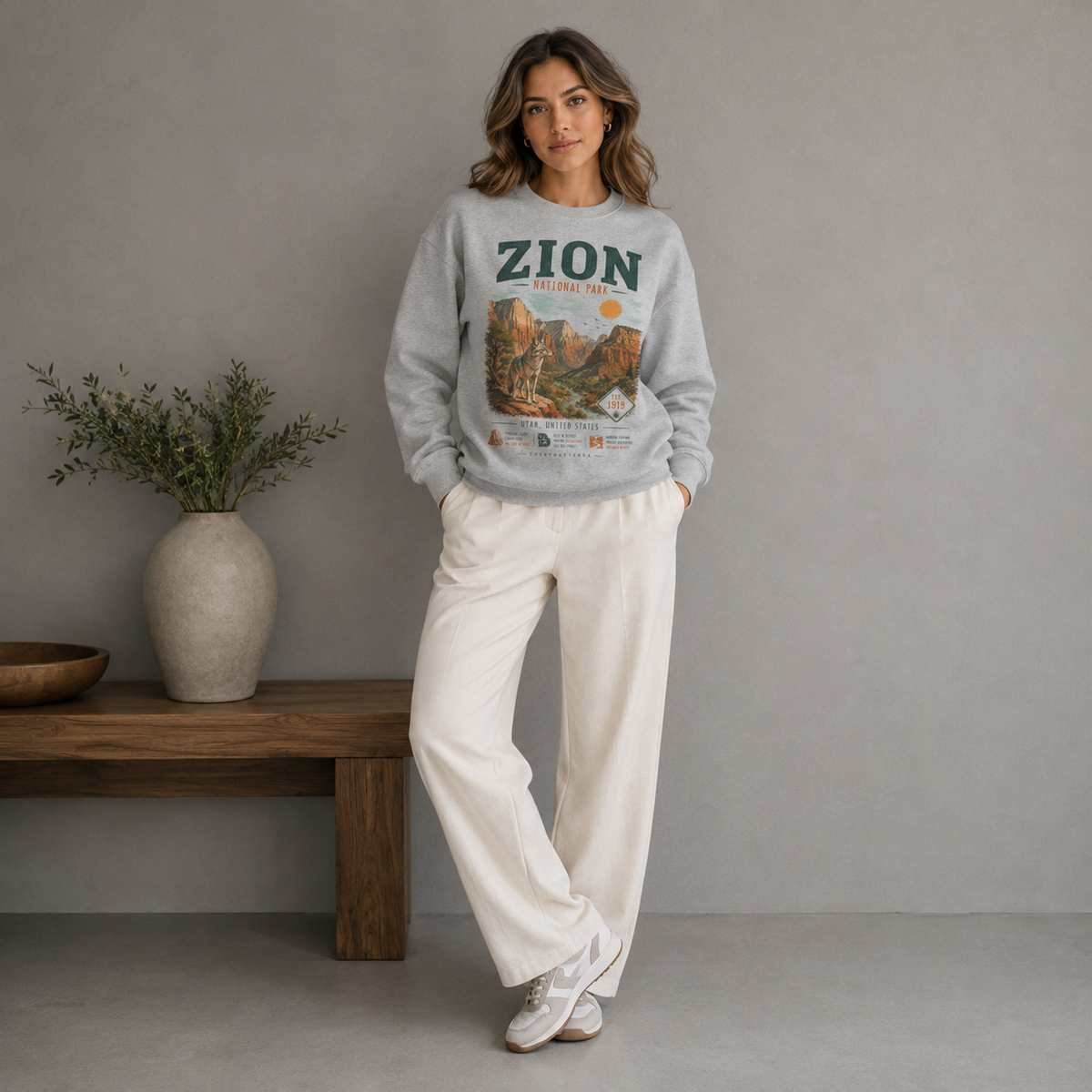 National Wonders | Zion | Eco Sweatshirt